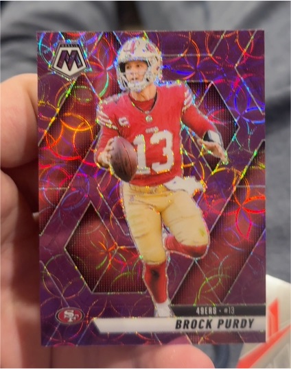 2025 Panini Mosaic #221 Brock Purdy — front