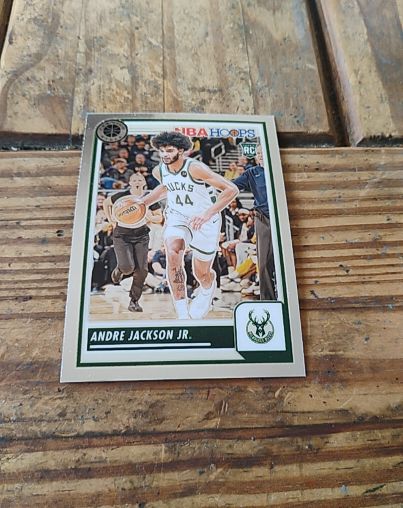 2023-24 Panini NBA Hoops Premium Stock #67 Andre Jackson Jr. — front