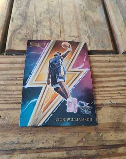 2023-24 Panini Select Thunder Lane #1 Zion Williamson — front