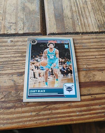 2023-24 Panini NBA Hoops #248 Leaky Black — front