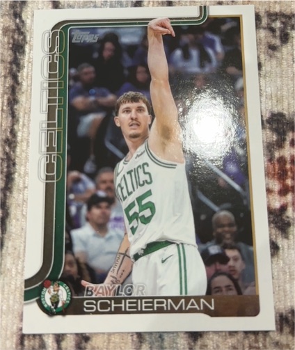 2025-26 Topps #5 Baylor Scheierman — front