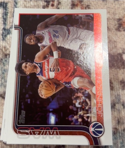 2025-26 Topps #99 AJ Johnson — front
