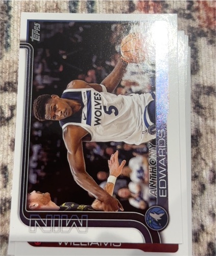 2025-26 Topps #108 Anthony Edwards — front