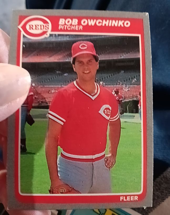 1985 Fleer #543 Bob Owchinko — front
