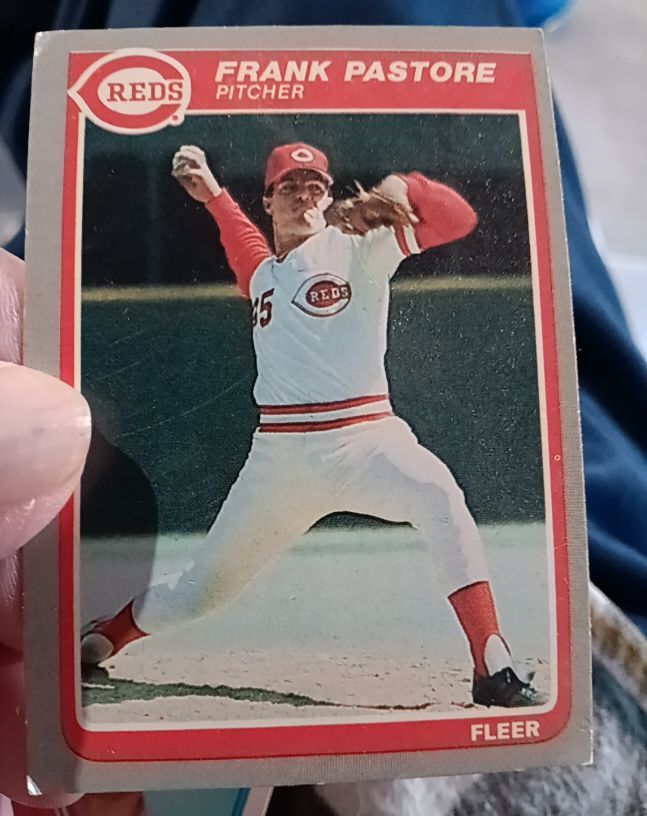 1985 Fleer #545 Frank Pastore — front