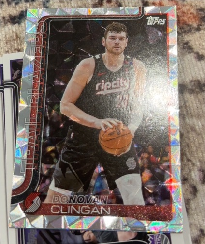 2025-26 Topps #126 Donovan Clingan — front