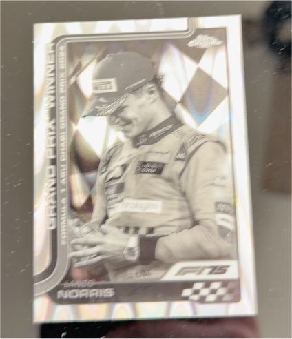 2025 Topps Chrome F1 #116 Lando Norris — front