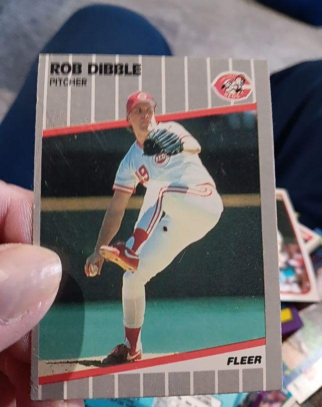 1989 Fleer #160 Rob Dibble — front
