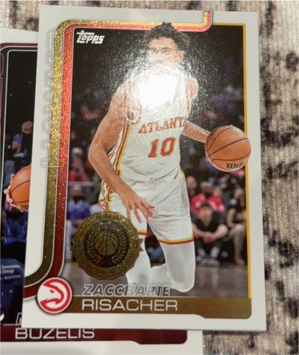 2025-26 Topps #62 Zaccharie Risacher — front