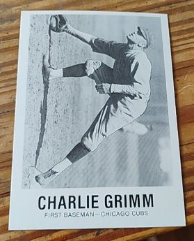 1980 TCMA Renata Galasso #115 Charlie Grimm — front