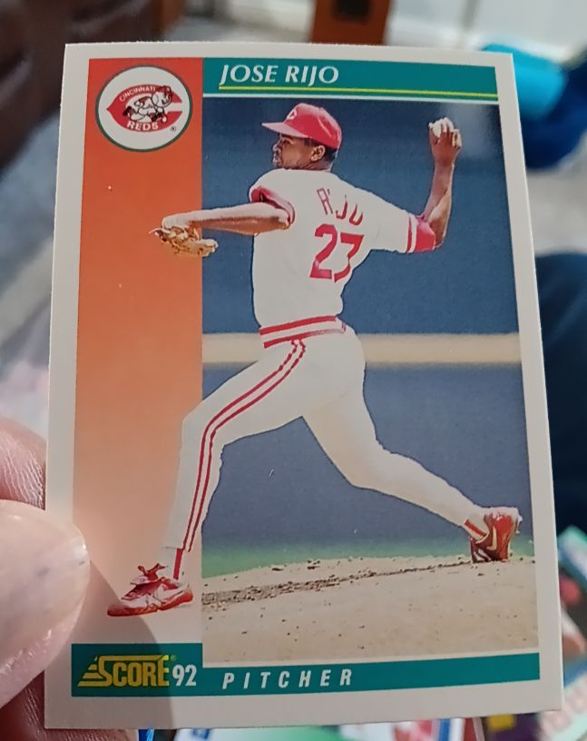 1992 Score #232 Jose Rijo — front