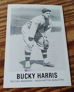 1977 TCMA Renata Galasso #132 Bucky Harris — front