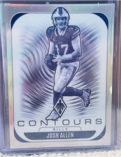 2025 Panini Phoenix #4 Josh Allen Contours — front