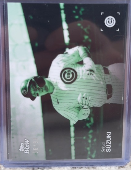 2025 Topps Black & White #30 Seiya Suzuki — front