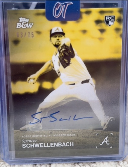 2025 Topps Black & White #109-A Spencer Schwellenbach — front