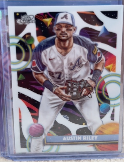 2025 Topps Cosmic Chrome #87 Austin Riley — front