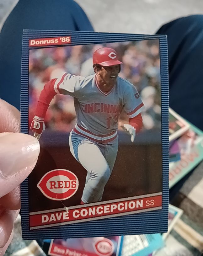 1986 Donruss #243 Dave Concepcion — front