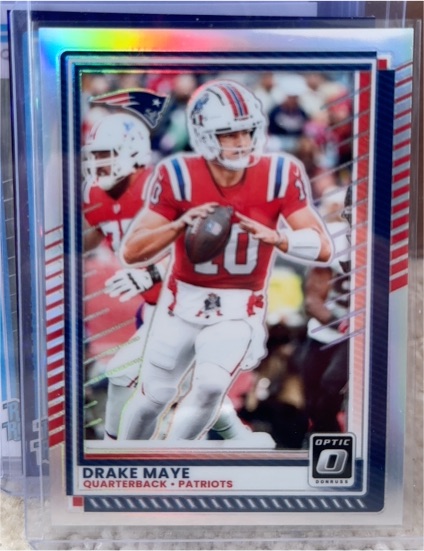 2025 Panini Donruss Optic #47 Drake Maye — front