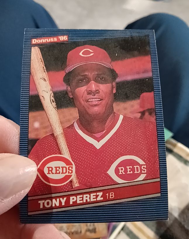 1986 Donruss #428 Tony Perez — front
