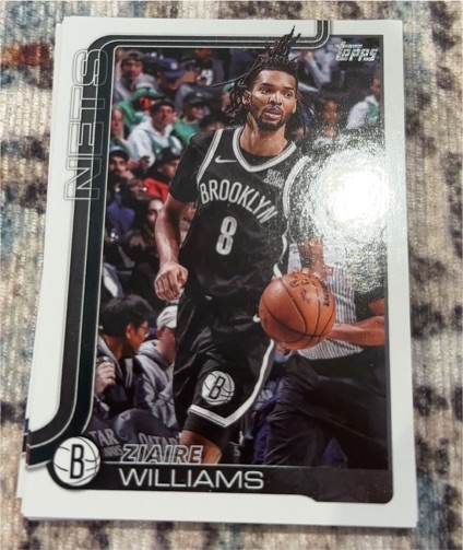 2025-26 Topps #9 Ziaire Williams — front