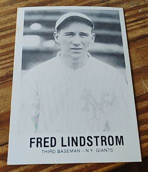 1980 TCMA Renata Galasso #127 Fred Lindstrom — front