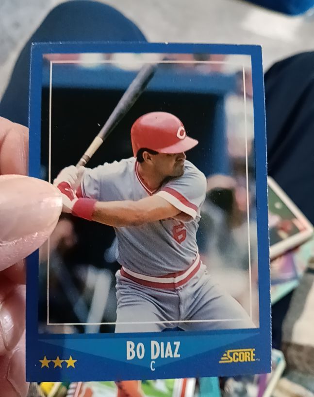 1988 Score #206 Bo Diaz — front