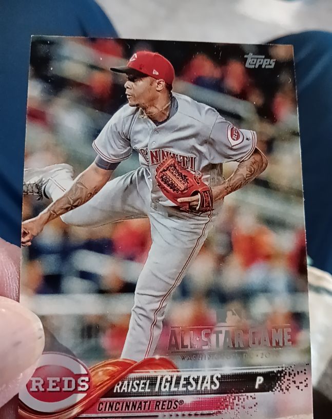 2018 Topps #55 Raisel Iglesias — front