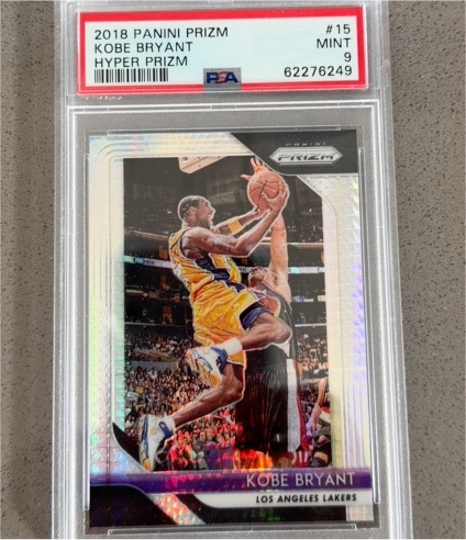 2018 Panini Prizm #15 Kobe Bryant — front
