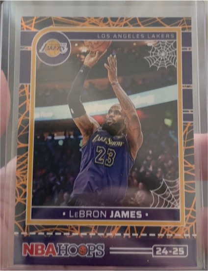 2024-25 Panini NBA Hoops Haunted Hoops #193 LeBron James — front