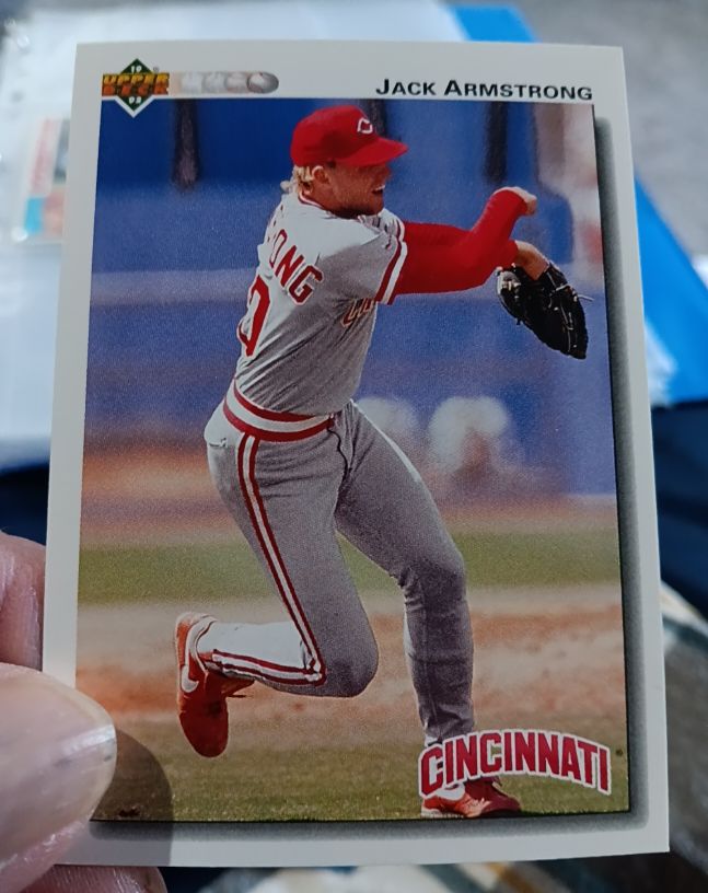 1992 Upper Deck #296 Jack Armstrong Cincinnati Reds — front
