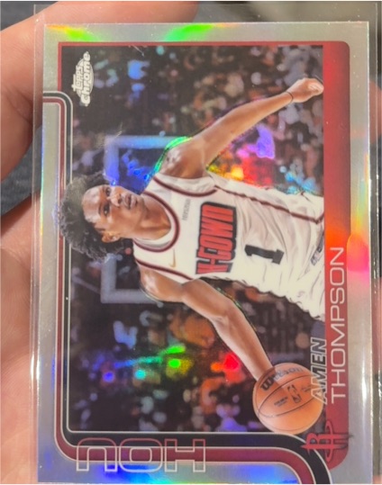 2025-26 Topps Chrome #17 Amen Thompson — front