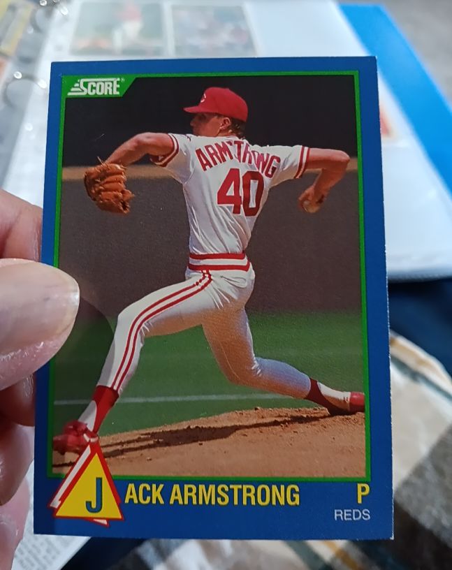 1989 Score Rising Star Rookie #99 Jack Armstrong — front