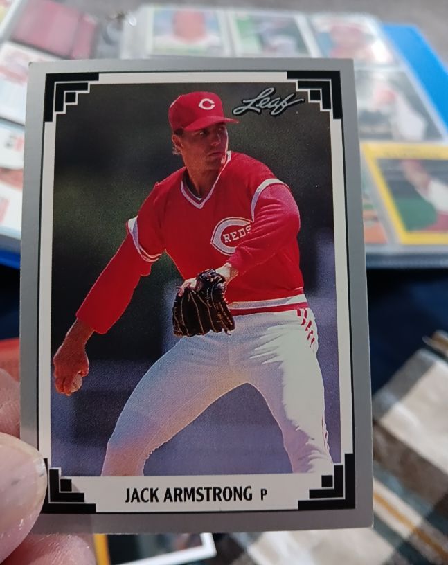 1991 Leaf #459 Jack Armstrong — front