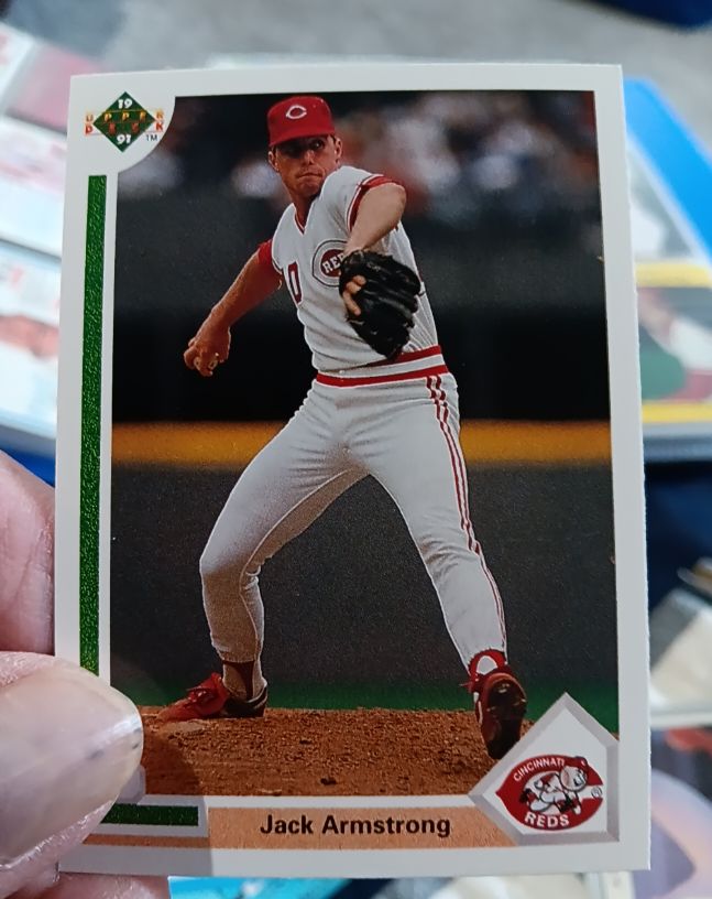 1991 Upper Deck #373 Jack Armstrong — front