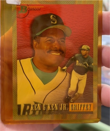 1993 Bowman #703 Ken Griffey Sr & Ken Griffey Jr Father and Son — front
