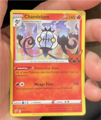 2022 Pokémon TCG Trick or Trade #33 Chandelure — front