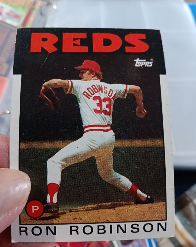 1986 Topps #442 Ron Robinson — front