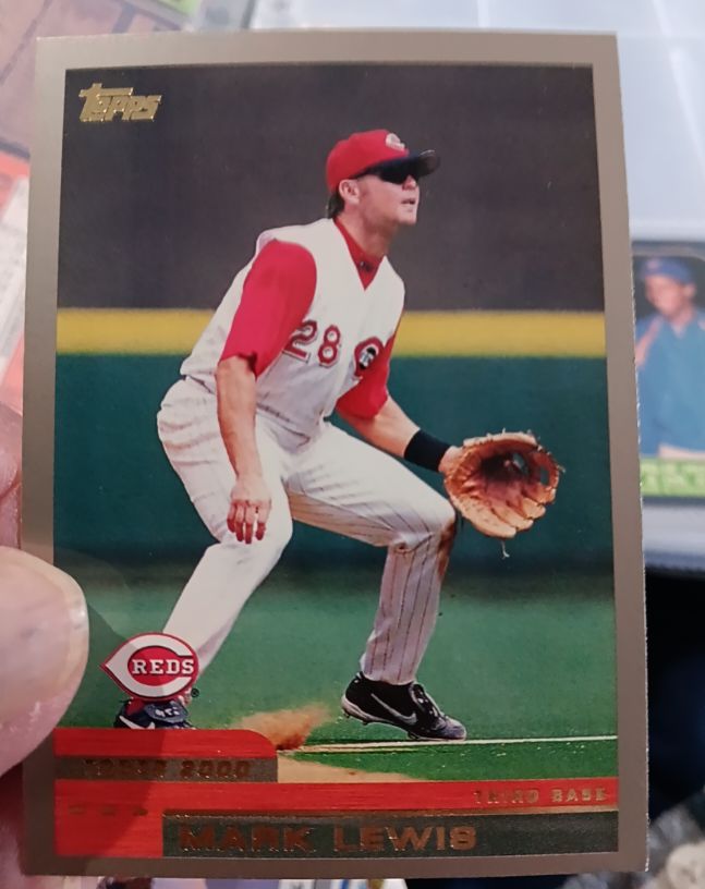 2000 Topps #21 Mark Lewis — front
