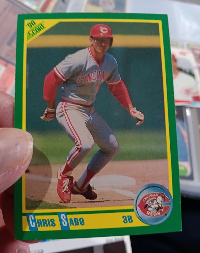 1990 Score #70 Chris Sabo — front