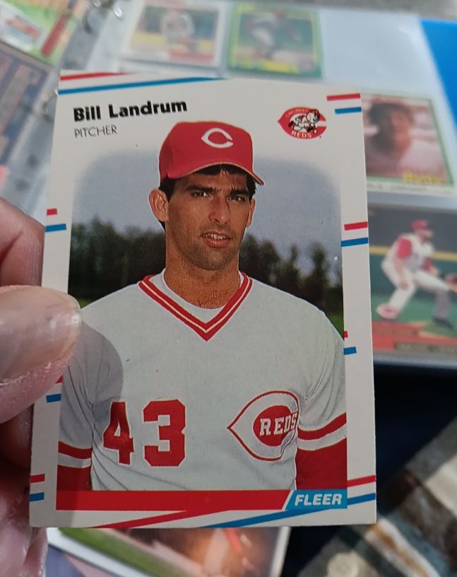 1988 Fleer #238 Bill Landrum — front