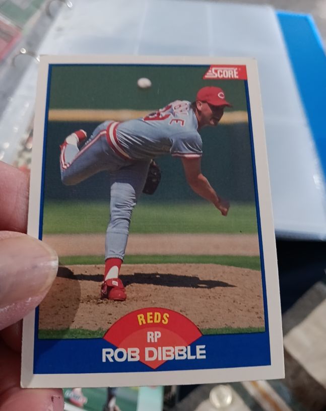 1989 Score #618 Rob Dibble — front