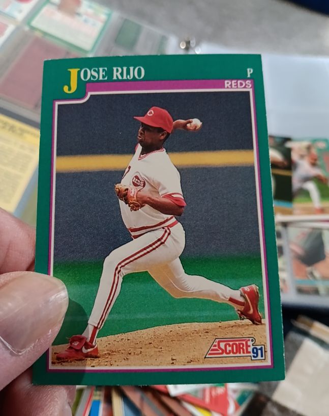 1991 Score #658 Jose Rijo — front
