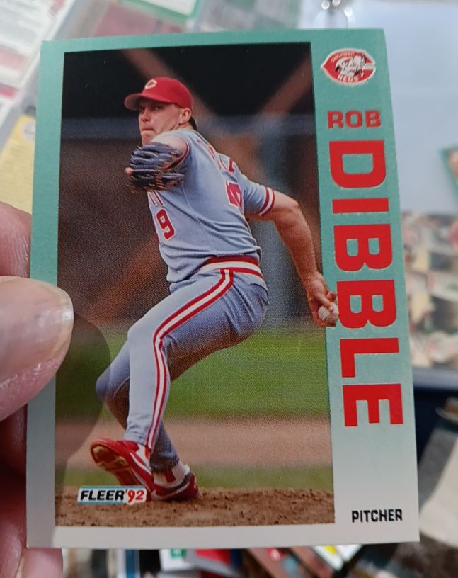 1992 Fleer #404 Rob Dibble — front