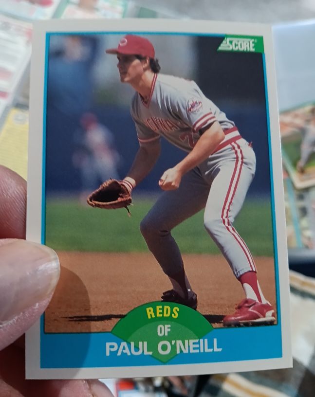 1989 Score #206 Paul O'Neill — front