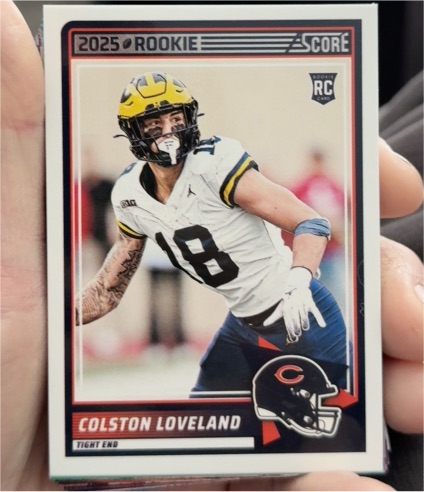 2025 Panini Score #31 Colston Loveland — front