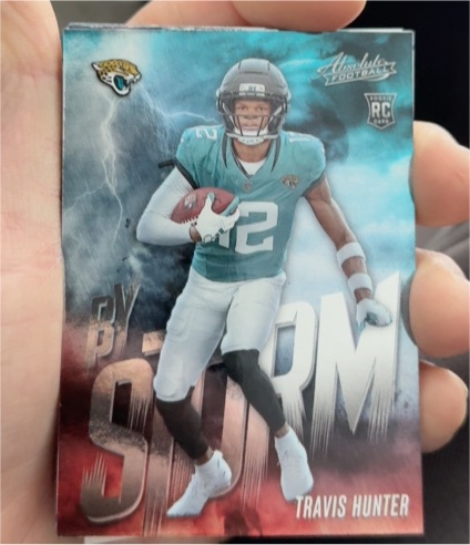 2025 Panini Absolute #17 Travis Hunter By Storm — front