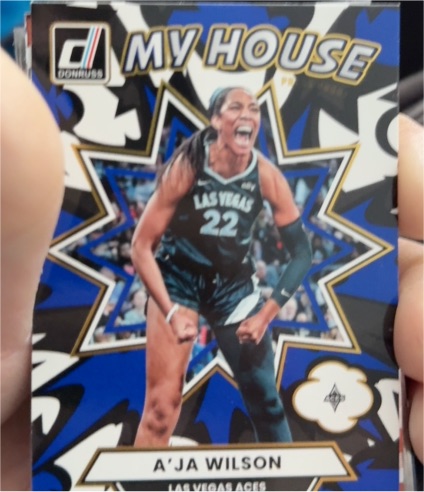 2025 Donruss WNBA #5 A'ja Wilson My House — front