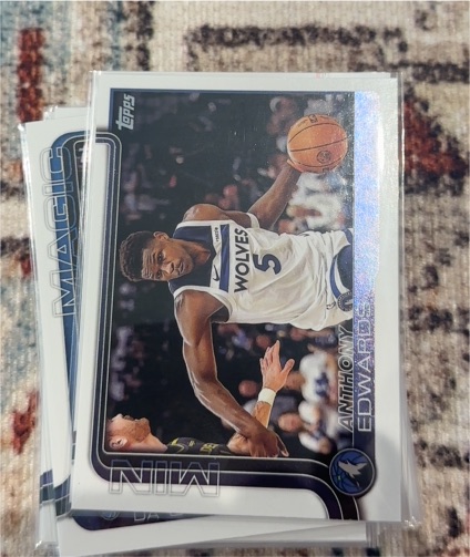 2024 Topps #MIN Anthony Edwards — front
