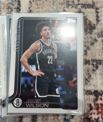 2025-26 Topps #12 Jalen Wilson — front