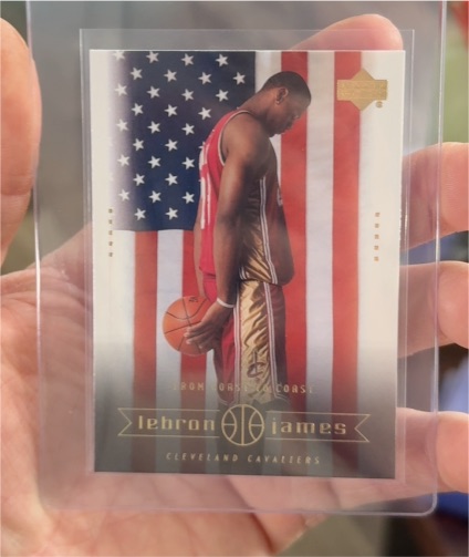 2003 Upper Deck #23 LeBron James From Coast to Coast — front